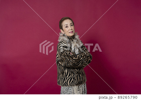 シニアのファッションポートレート シニアのファッションポートレート 89265790