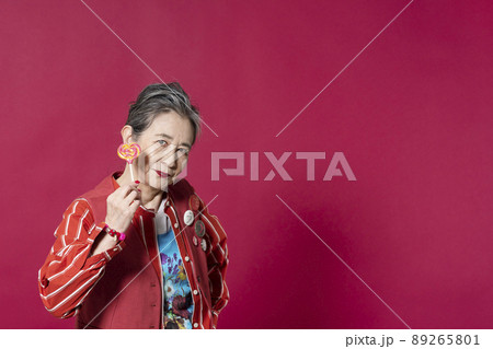 シニアのファッションポートレート 89265801