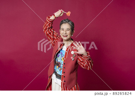 シニアのファッションポートレート 89265824