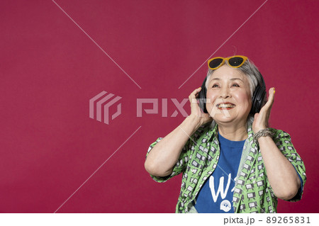 シニアのファッションポートレート 89265831