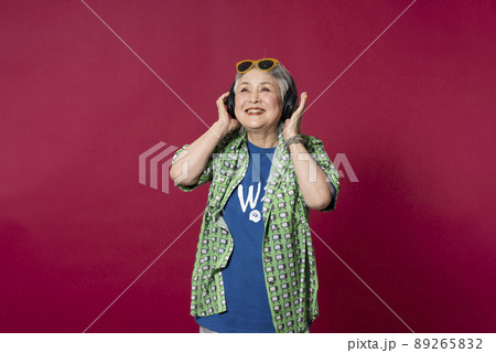 シニアのファッションポートレート 89265832