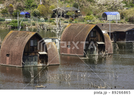 水没ペンション村　鹿忍グリーンファーム跡地　岡山県瀬戸内市 89266865