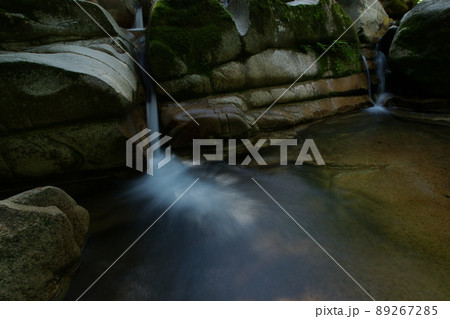 鳥取　四季の散歩　赤波川の甌穴 89267285