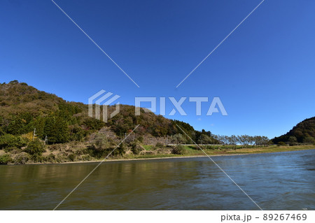 阿武隈ライン舟下り 東北 宮城県 丸森町 阿武隈ライン舟下り 東北 宮城県 丸森町 89267469