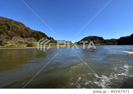 阿武隈ライン舟下り　東北　宮城県　丸森町 89267471