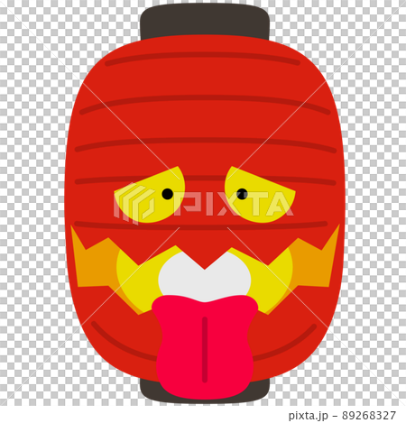 Illustration of a lantern ghost Illustration of a lantern ghost 89268327