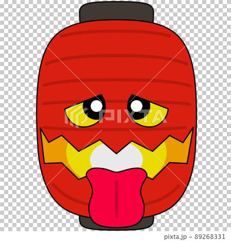 Illustration of a lantern ghost (with outline) Illustration of a lantern ghost (with outline) 89268331
