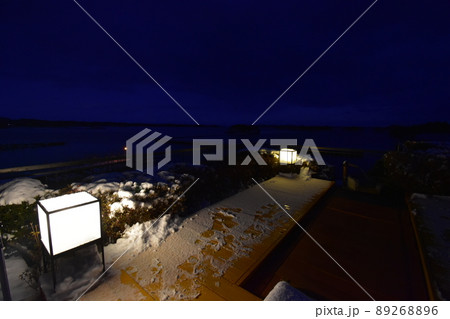 東北　宮城県　日本三景　松島　夜景 89268896