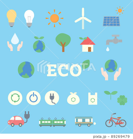 シンプルでかわいいECOのイラスト 89269479