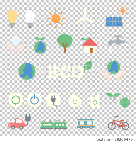 シンプルでかわいいECOのイラスト 89269479