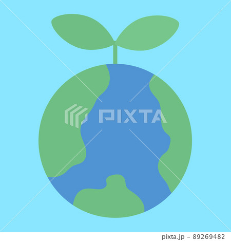 シンプルでかわいい環境保護のイラスト 89269482