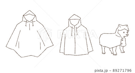 Sketch of poncho and sombrero Vector illustration Stock Vector Image  Art   Alamy