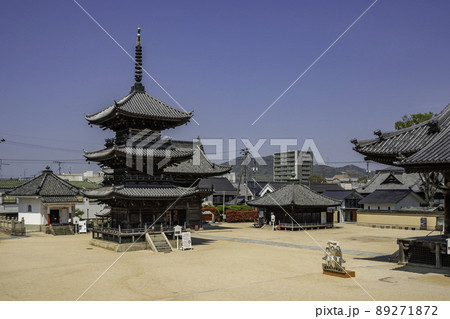 西大寺観音院　境内　岡山県岡山市 89271872