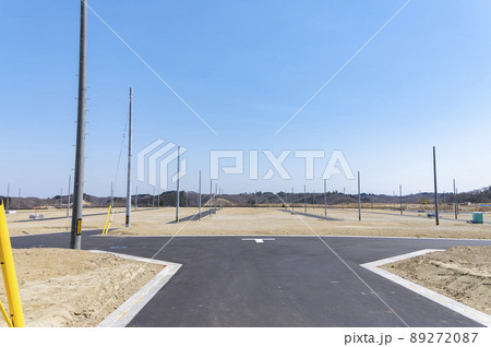 郊外の宅地造成地 郊外の宅地造成地 89272087