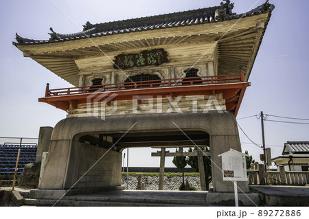 西大寺観音院　石門（龍鐘楼）　岡山県岡山市 89272886
