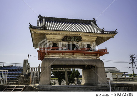 西大寺観音院　石門（龍鐘楼）　岡山県岡山市 89272889