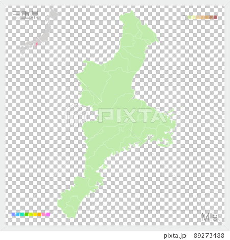 三重県の地図・Shiga Map 89273488