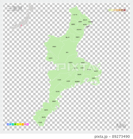 Map of Mie Prefecture ・ Shiga Map Map of Mie Prefecture ・ Shiga Map 89273490