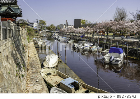 西大寺観音院周辺の吉井川 岡山県岡山市 西大寺観音院周辺の吉井川 岡山県岡山市 89273542