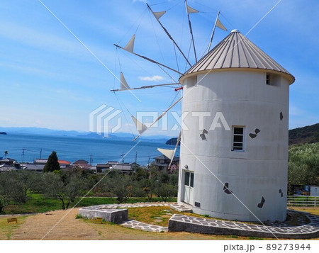 小豆島 ギリシャ風車① 小豆島 ギリシャ風車① 89273944