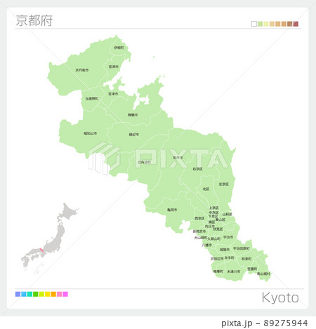 京都府の地図・Kyoto Map 京都府の地図・Kyoto Map 89275944