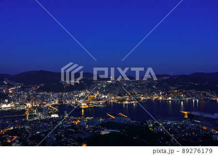 長崎の観光名所稲佐山 長崎の観光名所稲佐山 89276179