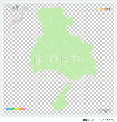 兵庫縣地圖/兵庫地圖 89276270