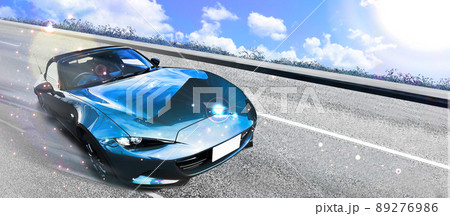 国産自動車 光輝く 広告素材 国産自動車 光輝く 広告素材 89276986