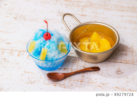 かき氷　Shaved ice that Asian foods 89279728