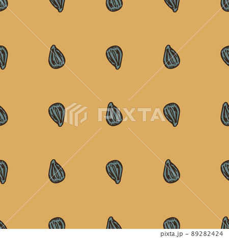 Seamless pattern engraved seeds. Vintage background plants kernels in hand drawn style. Botanical sketch. Seamless pattern engraved seeds. Vintage background plants kernels in hand drawn style. Botanical sketch. 89282424