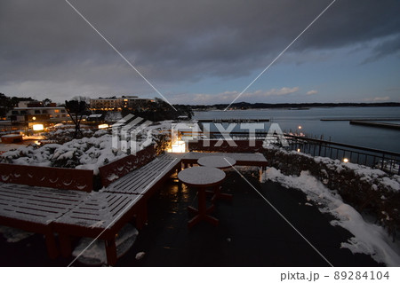東北　宮城県　日本三景　松島　夜景 89284104