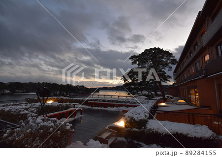 東北　宮城県　日本三景　松島　夜景 89284155
