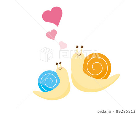 かたつむり　でんでん虫　イラスト 89285513