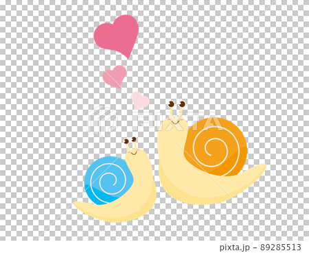 かたつむり　でんでん虫　イラスト 89285513