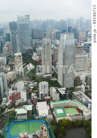 写真、街風景、東京都心を東京タワーから見る 都会のジャングル 写真、街風景、東京都心を東京タワーから見る 都会のジャングル 89286715