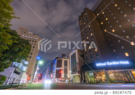 日本の東京都市景観 大手町駅・神田駅周辺・三井ガーデンホテル大手町などを望む＝千代田区内神田 89287470