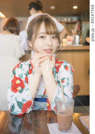 浴衣女性ポートレート 浴衣女性ポートレート 89287568