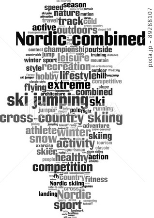 Nordic combined word cloud 89288107
