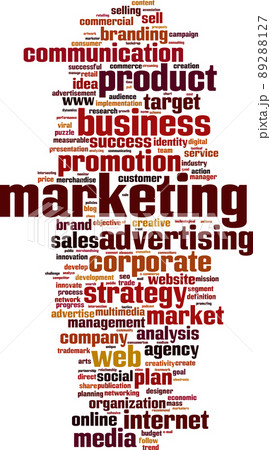 Marketing word cloud 89288127