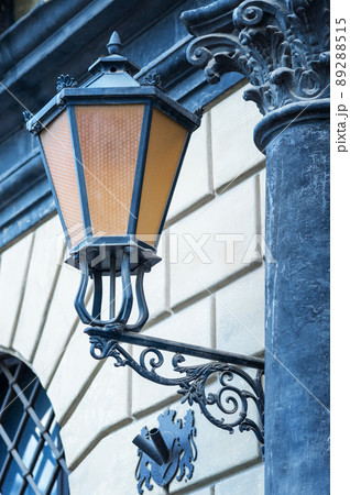 Street lights, illumination and vintage lantern. Street lights, illumination and vintage lantern. 89288515