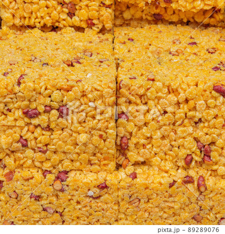 Sweet dessert on the market place stall. Sweet dessert on the market place stall. 89289076