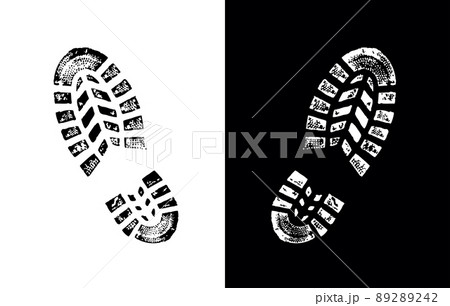 Shoe Print Vector Sign 89289242