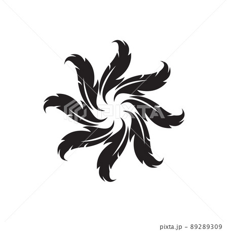 Feather Rotation Logo Sign Feather Rotation Logo Sign 89289309