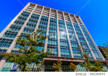 東京　中央区晴海の都市風景　月島警察署 89290842