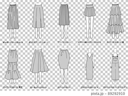 ファッションパーツ ボトムス種類色々02 ファッションパーツ ボトムス種類色々02 89292910