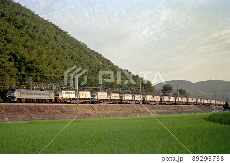 昔の貨物列車 ピギーバック輸送専用列車 89293738