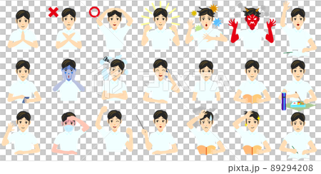 男學生夏裝Y襯衫短袖（套） 89294208