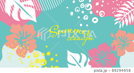 夏　リゾートイラスト 89294958