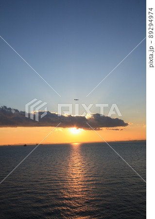 海と夕日 海と夕日 89294974