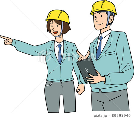 計画を進める作業員 計画を進める作業員 89295946